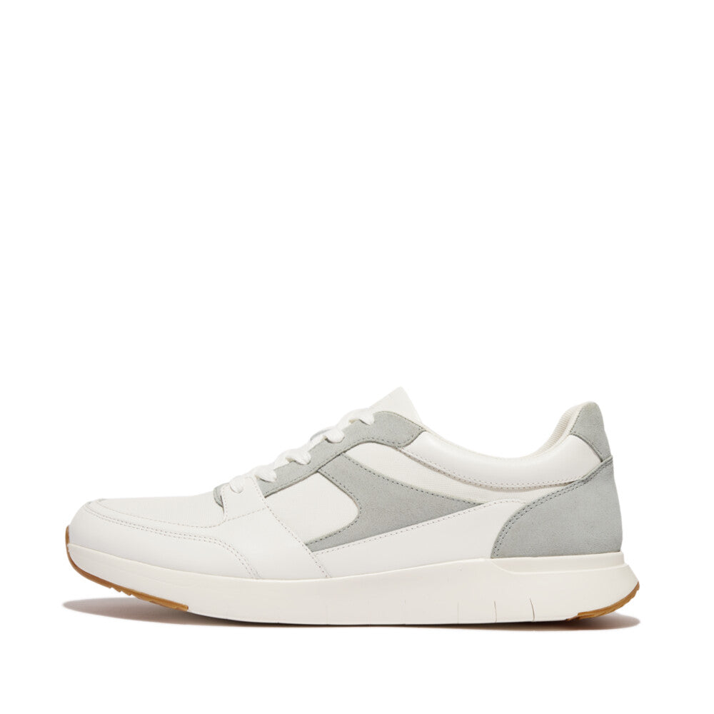 Fitflop Anatomiflex Material Mix Panel Sneaker White Mix