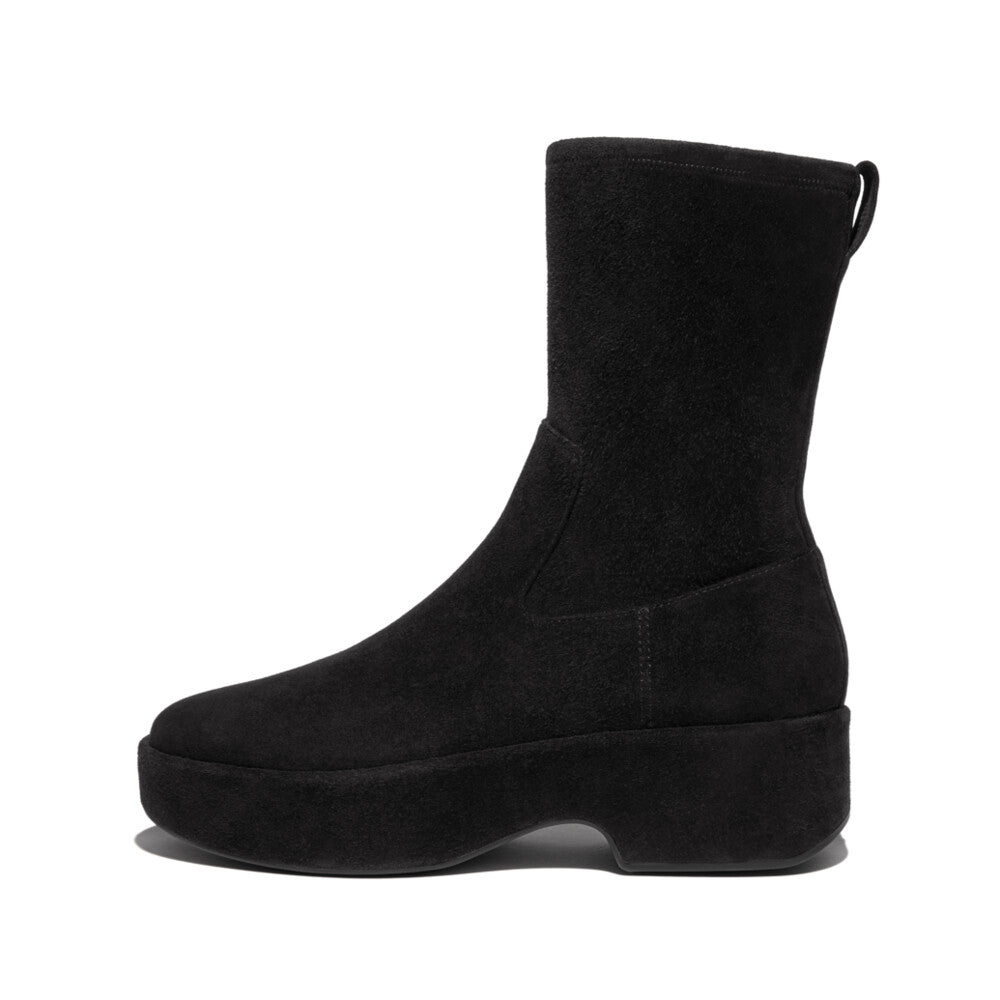 Fitflop F-Luma Stretch Suede Black