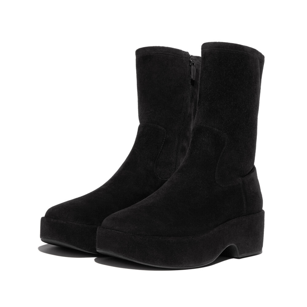 Fitflop F-Luma Stretch Suede Black