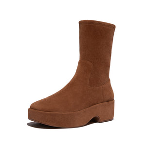Fitflop F-Luma Stretch Suede Rich Brown