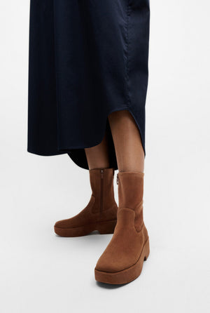 Fitflop F-Luma Stretch Suede Rich Brown