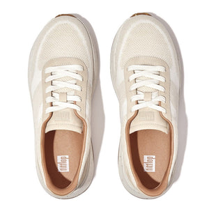 Fitflop F-Mode E01 Knit Sneaker Urban White