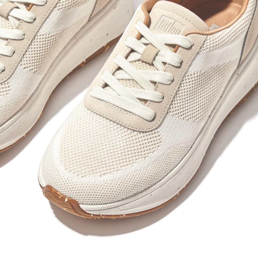 Fitflop F-Mode E01 Knit Sneaker Urban White