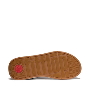 Fitflop F-Mode Espadrille Sandale mit Fesselriemen Schwarz