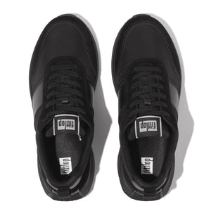 Fitflop F-mode Flow Leather Sneaker All Black
