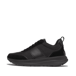 Fitflop F-mode Flow Leather Sneaker All Black