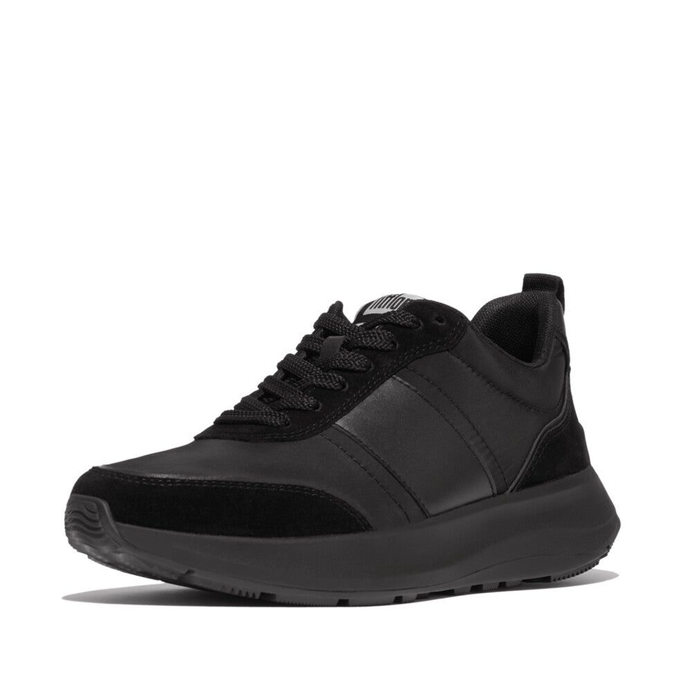 Fitflop F-mode Flow Leather Sneaker All Black