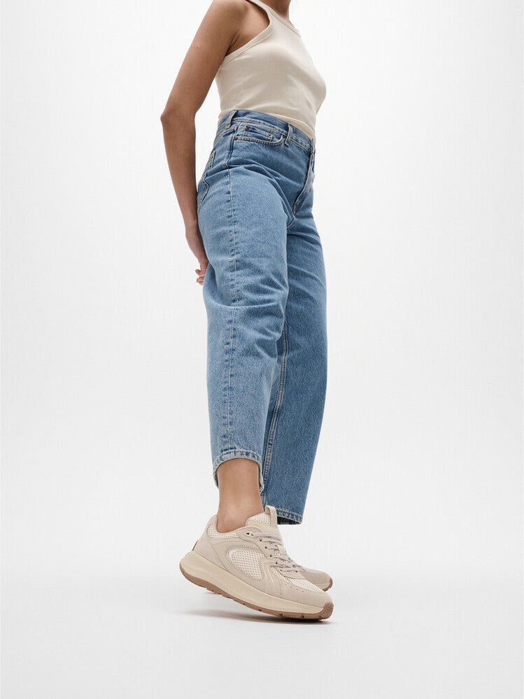 Fitflop F-mode Flow Leather/Mesh Mix Beige