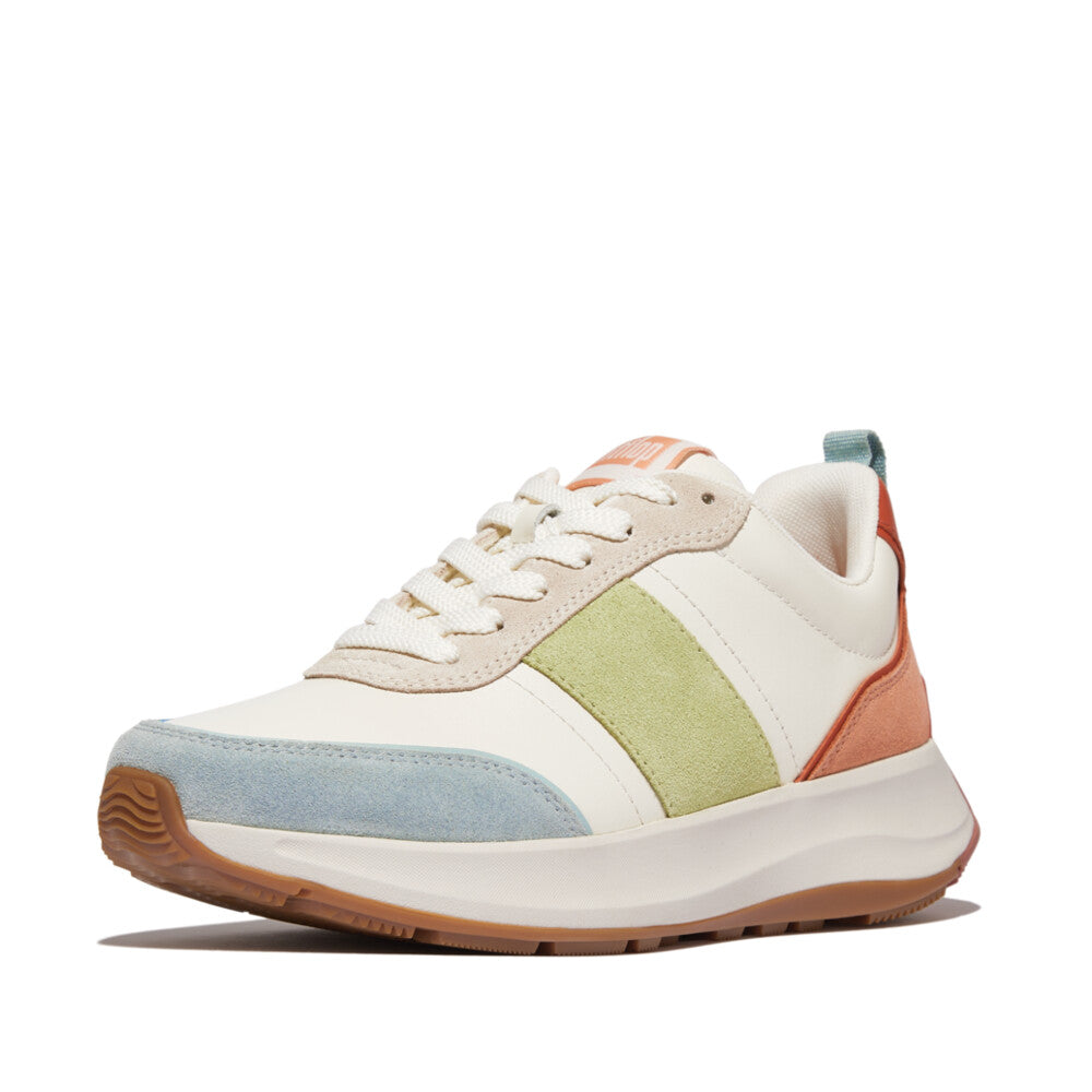 Fitflop F-mode Flow Leather Sneaker Aprikot Mix