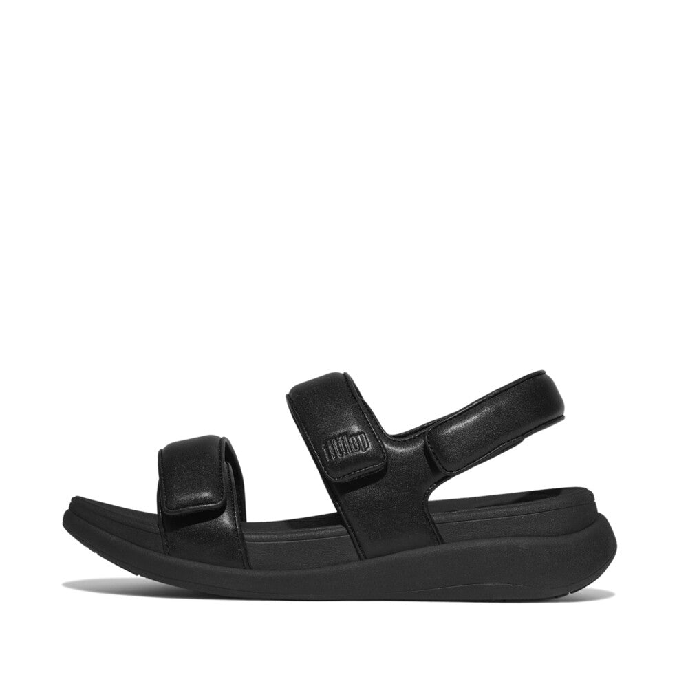 Fitflop F-Mode Go Velcro Back-Strap Sandal Black