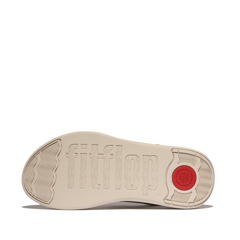 Fitflop F-Mode Go Velcro Back-Strap Sandal Platino