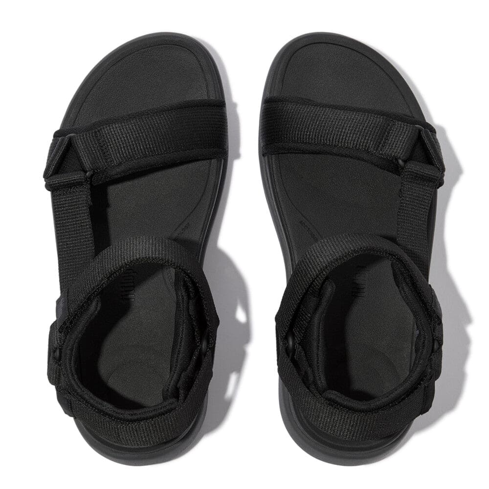 Fitflop F-mode Go Webbing Herren Sandale Black