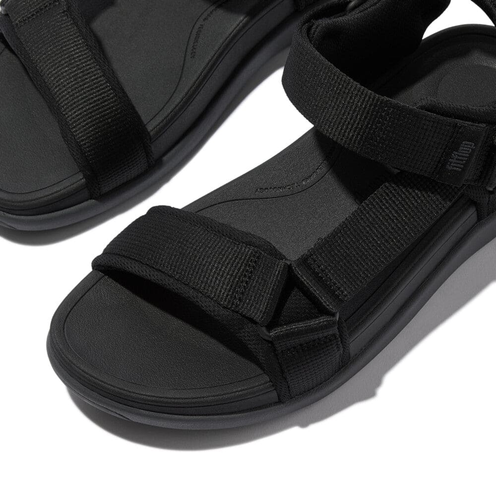 Fitflop F-mode Go Webbing Herren Sandale Black