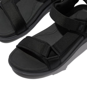 Fitflop F-mode Go Webbing Herren Sandale Black