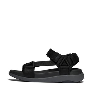 Fitflop F-mode Go Webbing Herren Sandale Black