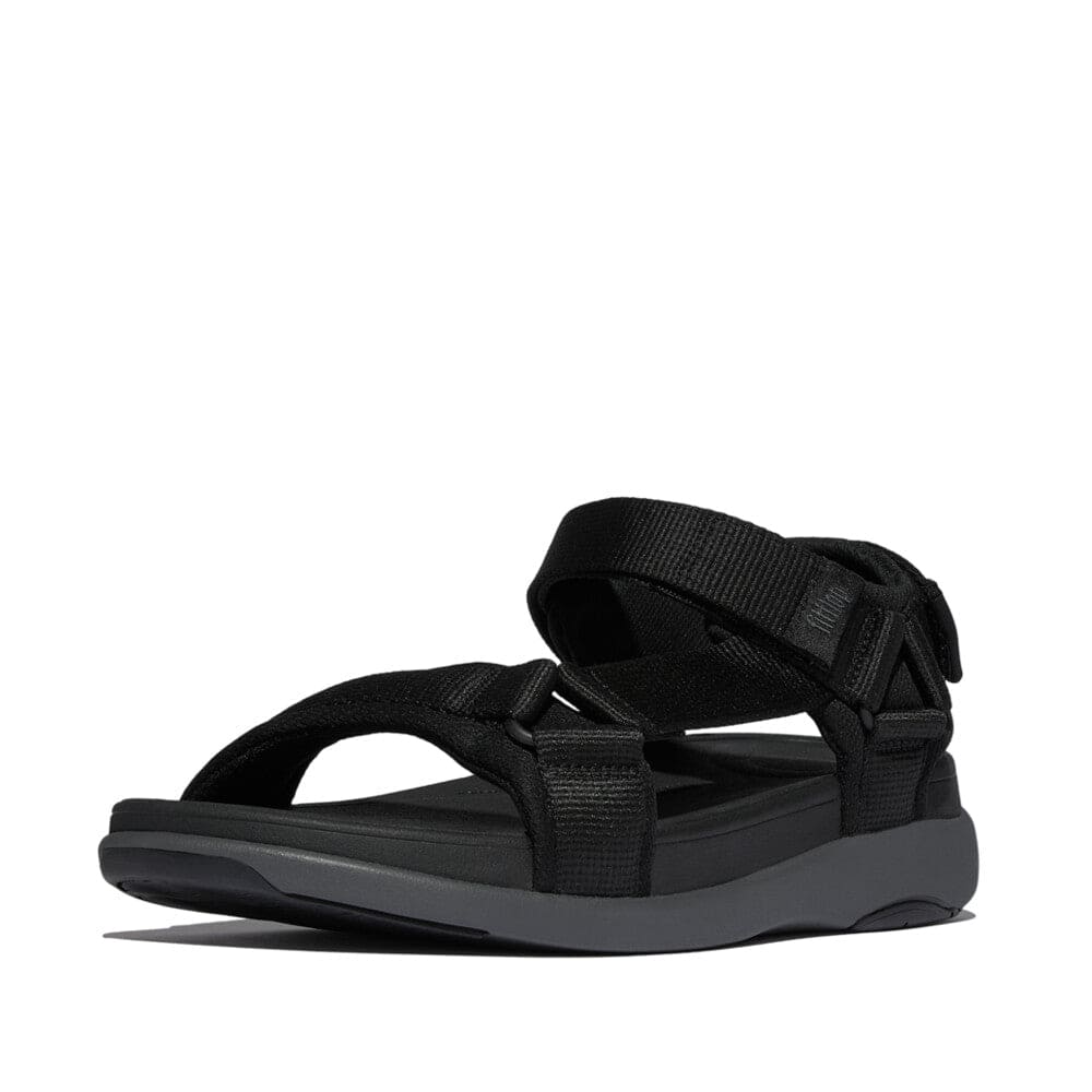 Fitflop F-mode Go Webbing Herren Sandale Black