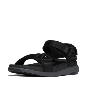 Fitflop F-mode Go Webbing Herren Sandale Black