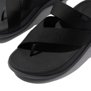 Fitflop F-mode Go Webbing Toe-Post Herren Black