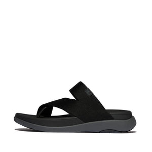 Fitflop F-mode Go Webbing Toe-Post Herren Black