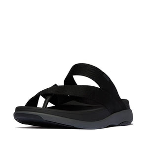 Fitflop F-mode Go Webbing Toe-Post Herren Black