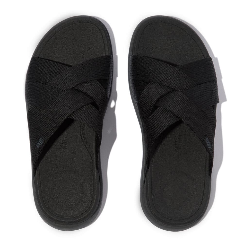 Fitflop F-mode Go Webbing Herren Black