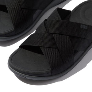 Fitflop F-mode Go Webbing Herren Black