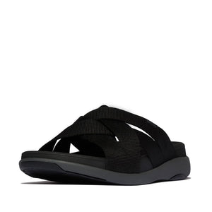 Fitflop F-mode Go Webbing Herren Black