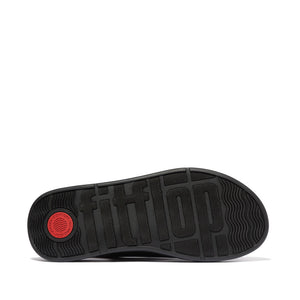 Fitflop F-Mode Zehensteg Sandale mit Fersenriemen Schwarz