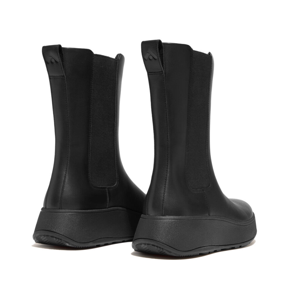 Fitflop F-Mode Chelsea High Plateau Boot Black
