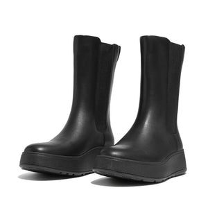 Fitflop F-Mode Chelsea High Plateau Boot Black
