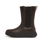 Fitflop F-Mode Chelsea High Plateau Boot Chocolate Brown