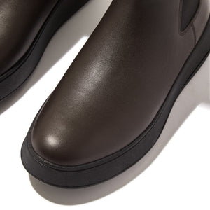 Fitflop F-Mode Chelsea High Plateau Boot Chocolate Brown
