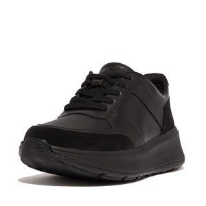 Fitflop F-Mode Sneaker Leather/Suede All Black