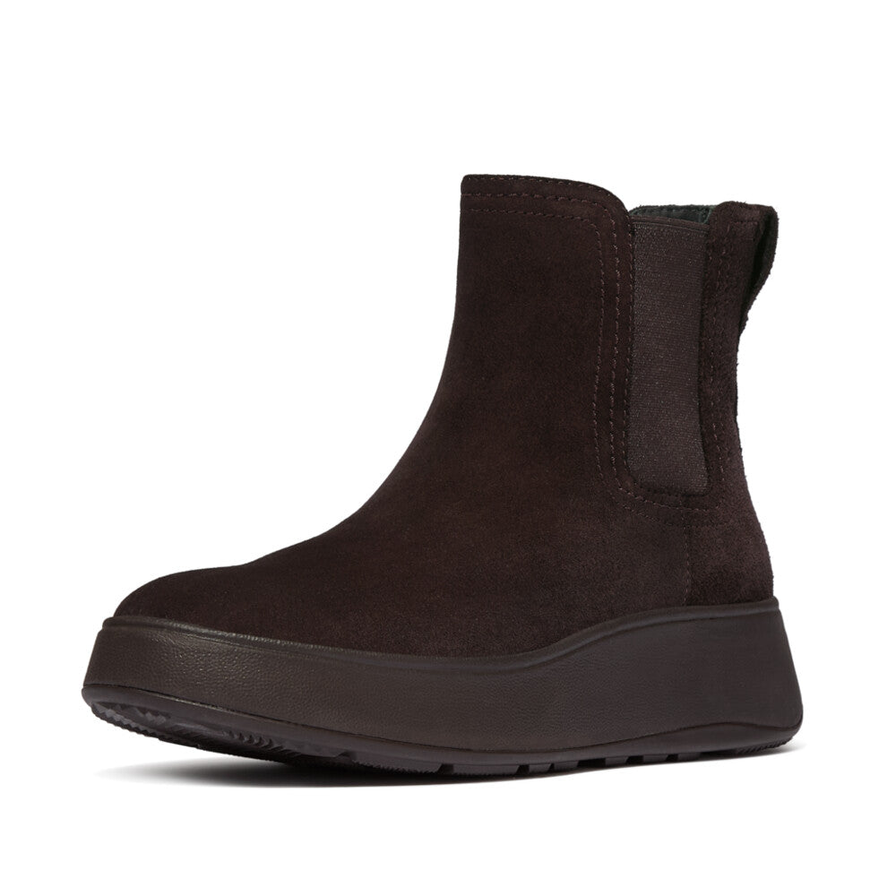 Fitflop F-Mode Chelsea Stitch Boot Suede Chocolate