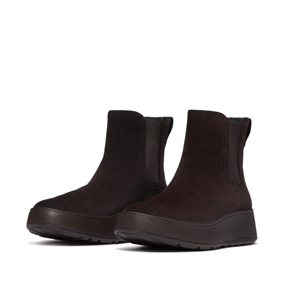 Fitflop F-Mode Chelsea Stitch Boot Suede Chocolate