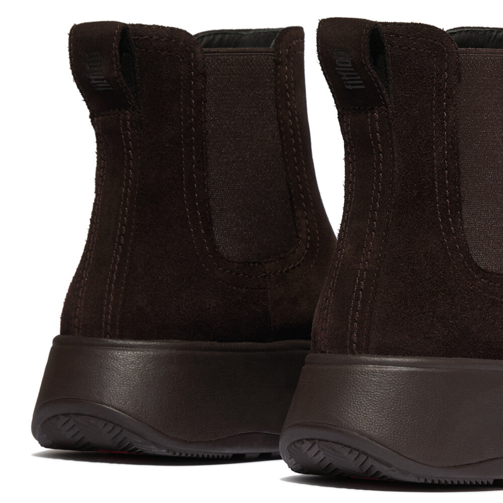 Fitflop F-Mode Chelsea Stitch Boot Suede Chocolate