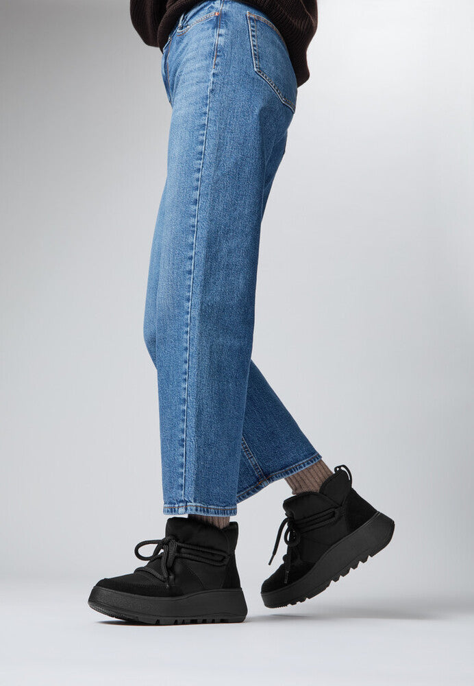 Fitflop F-Mode Fleece Bootie Black