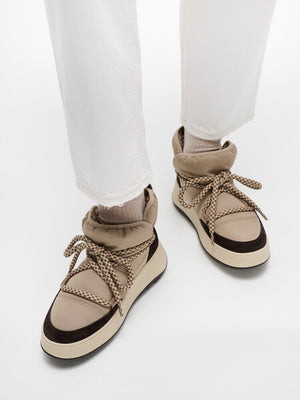 Fitflop F-Mode Fleece Bootie Taupe