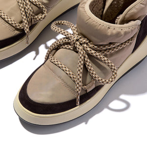 Fitflop F-Mode Fleece Bootie Taupe