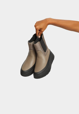 Fitflop F-Mode Water Resistant Chelsea Boot Minky Grey