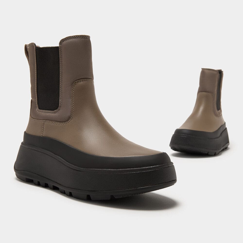 Fitflop F-Mode Water Resistant Chelsea Boot Minky Grey