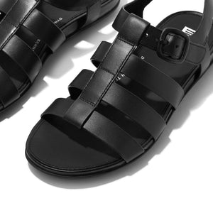 Fitflop Gracie Leather Fisherman Black