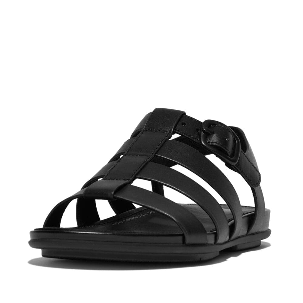 Fitflop Gracie Leather Fisherman Black