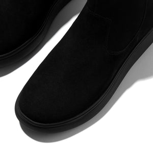 Fitflop IQ-Comff Suede Zip Ankle Boot Black