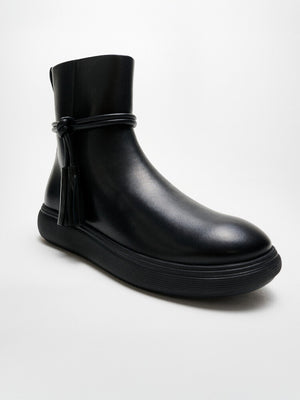 Fitflop IQ-Comff Leather Boot Black