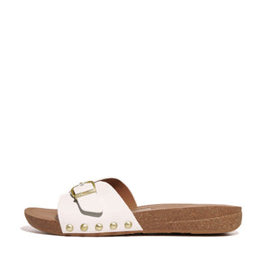 Fitflop Iqushion Adjustable Slides Urban White