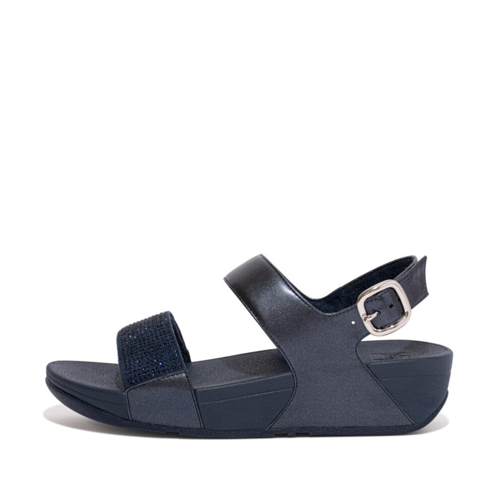 Fitflop Lulu Crystal Embellished Back-Strap Sandal Midnight Navy