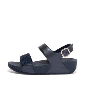 Fitflop Lulu Crystal Embellished Back-Strap Sandal Midnight Navy