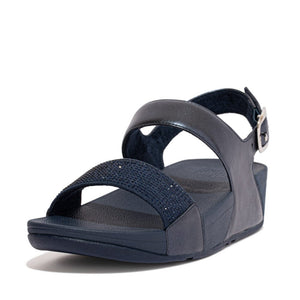Fitflop Lulu Crystal Embellished Back-Strap Sandal Midnight Navy