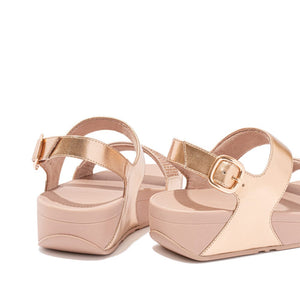 Fitflop Lulu Crystal Embellished Back-Strap Sandal Rosegold